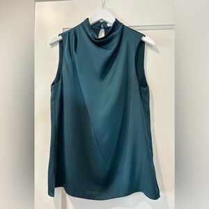 Reiss Green Sleeveless Top Size 8
